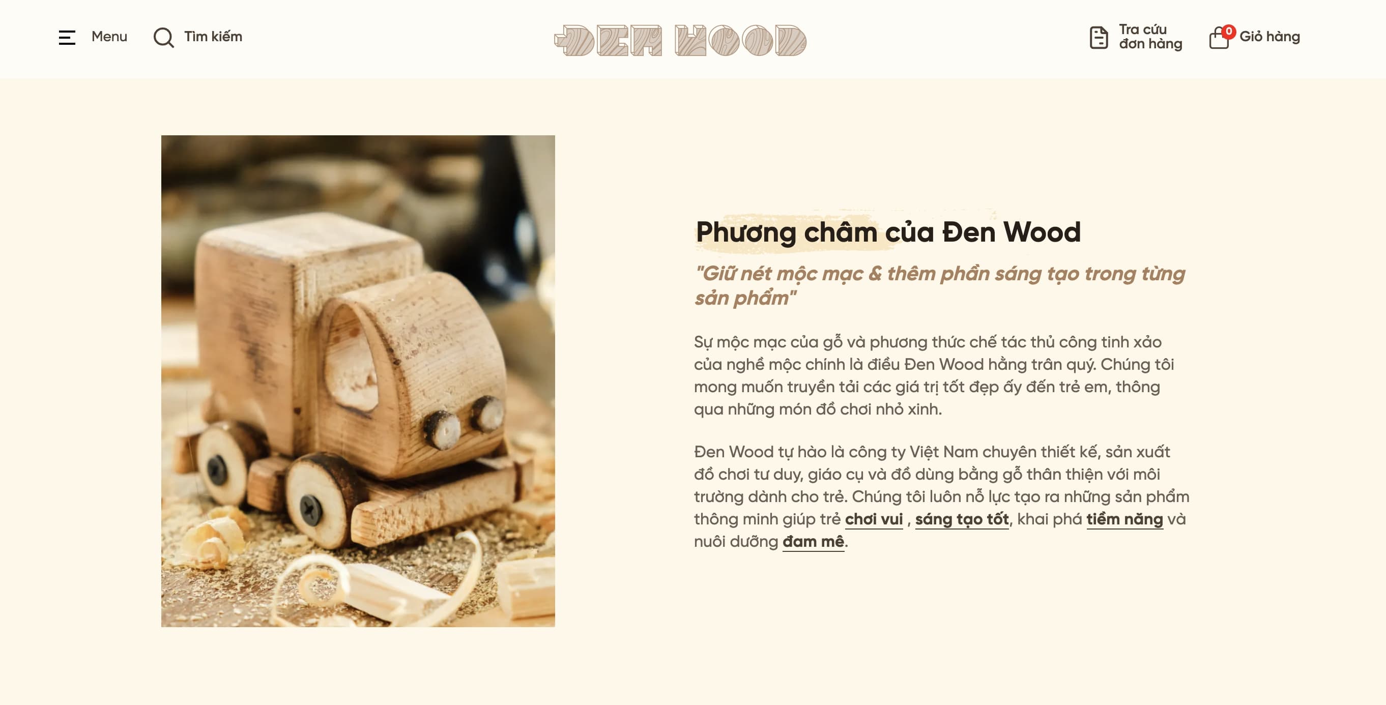 Đen Wood v&agrave; phương ch&acirc;m 