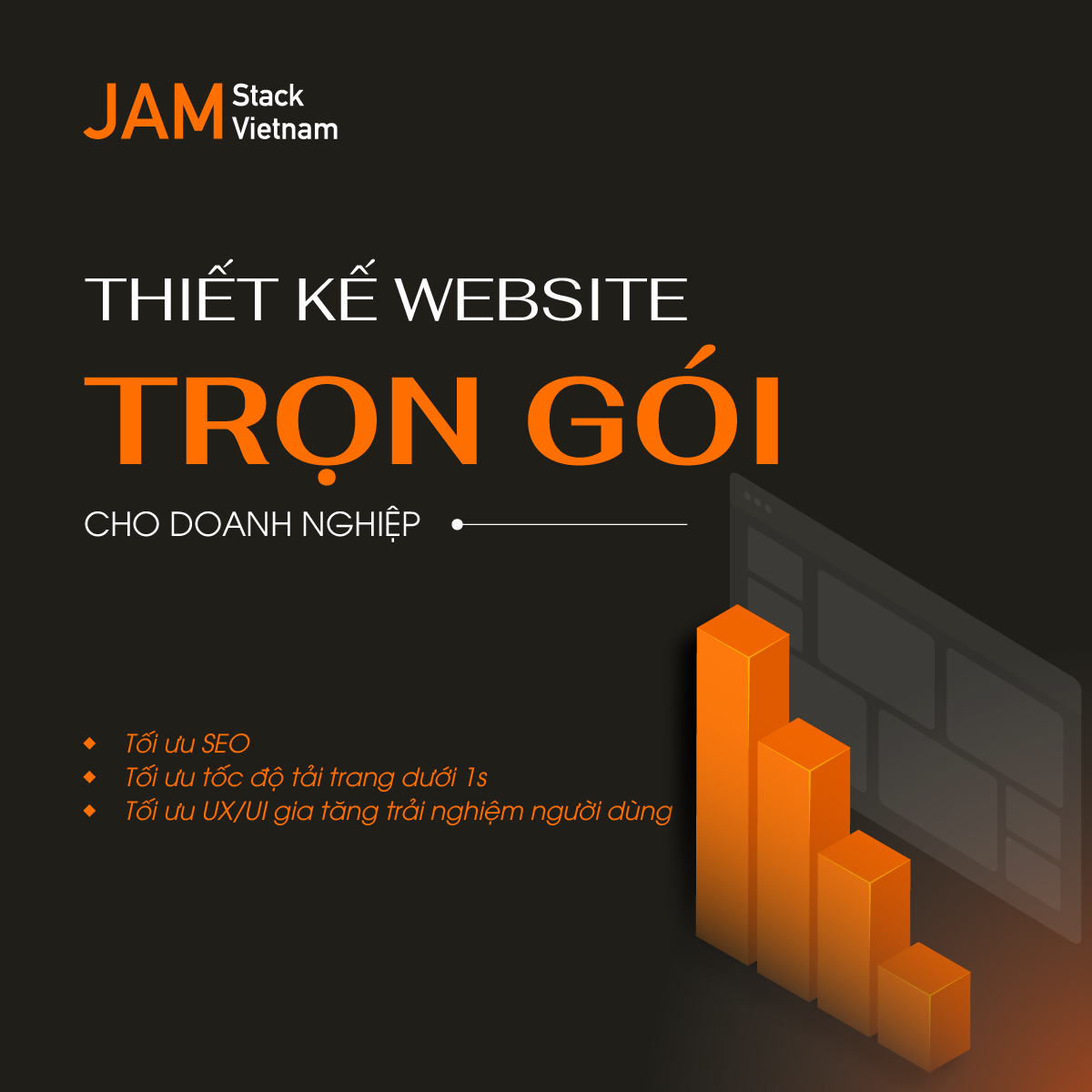 JAMstack Vietnam - đơn vị thiết kế website nội thất h&agrave;ng đầu